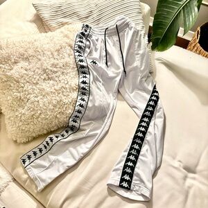 Kappa Men's White Track Pants